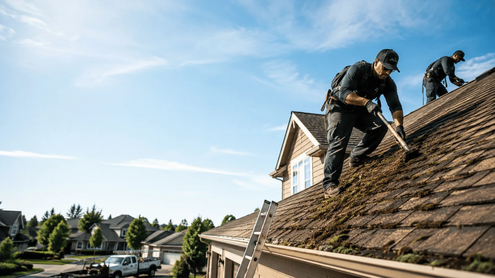 Roof Moss Removal in Oakland, MI near me